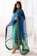 3-PC Embroidered Raw-Silk CMA-6-324