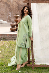 3-PC Embroidered Raw-Silk Suit CMA-6-337
