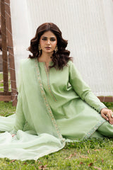 3-PC Embroidered Raw-Silk Suit CMA-6-337
