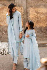 3-PC Embroidered Raw-Silk Suit CKP-6-371