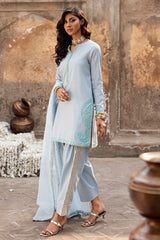 3-PC Embroidered Raw-Silk Suit CMA-6-336