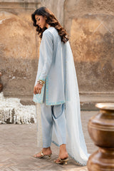 3-PC Embroidered Raw-Silk Suit CMA-6-336