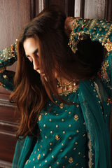 4-PC Charizma Unstitched Luxury Collection DJW5-04
