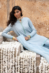 3-PC Embroidered Raw-Silk Suit CMA-6-336