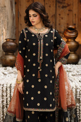 3-PC Embroidered Raw-Silk CMA-6-357