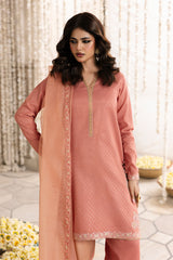 3-PC Embroidered Raw-Silk Suit CMA-6-338