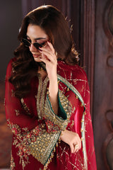 4-PC Charizma Unstitched Luxury Collection DJW5-09