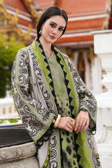 3-PC Unstitched Embroidered Linen Collection CCW6-10