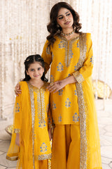 3-PC Embroidered Raw-Silk Suit  CMA-6-339