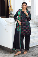 3-PC Unstitched Embroidered Linen Collection ANW6-07