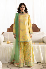 3-PC Embroidered Raw-Silk Suit  CMA-6-342