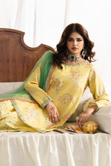 3-PC Embroidered Raw-Silk Suit  CMA-6-342