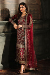 4-PC Charizma Unstitched Luxury Collection DJW5-03