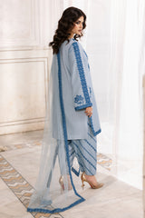 3-PC Embroidered Raw-Silk CMA-6-347