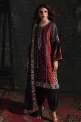 3-PC Stitched Embroidered Raw Silk CMA-6-509