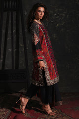 3-PC Stitched Embroidered Raw Silk CMA-6-509