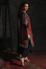 3-PC Stitched Embroidered Raw Silk CMA-6-509