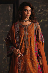 3-PC Stitched Embroidered Raw Silk CMA-6-508