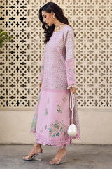 3-PC Unstitched Embroidered  Lawn  SLC27-14