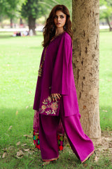 3-PC Embroidered Raw-Silk Suit CMA-5-106