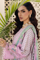 3-PC Unstitched Embroidered  Lawn  SLC27-14