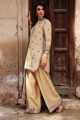 3-PC Embroidered Raw-Silk Suit CMA-5-123A