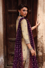 3-PC Embroidered Raw-Silk Suit CMA-5-123A