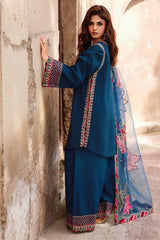 3-PC Embroidered Raw-Silk Suit CMA-5-076H