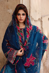 3-PC Embroidered Raw-Silk Suit CMA-5-076H