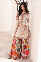 3-PC Stitched Embroidered CNP-6-232