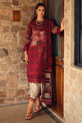 3-PC Unstitched Embroidered Linen Collection CCW7-06