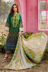 3-PC Unstitched Embroidered Lawn Collection CRB6-01