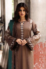 3-PC Unstitched Embroidered Linen Collection CCW6-16