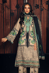 3-PC Unstitched Embroidered Linen Collection  ANW7-19