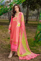 3-PC Unstitched Embroidered Lawn Collection CC6-18
