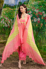 3-PC Unstitched Embroidered Lawn Collection CC6-18