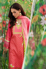 3-PC Unstitched Embroidered Lawn Collection CC6-18
