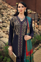 3-PC Unstitched Embroidered Linen Collection CCW7-13