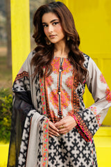 3-PC Unstitched Embroidered Lawn Collection CC6-13