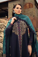 3-PC Unstitched Embroidered Linen Collection CCW7-13