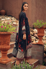 3-PC Unstitched Embroidered Linen Collection CCW7-10