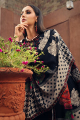 3-PC Unstitched Embroidered Linen Collection CCW7-10