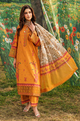 3-PC Unstitched Embroidered Lawn Collection CC6-14