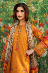 3-PC Unstitched Embroidered Lawn Collection CC6-14