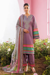 3-PC Unstitched Embroidered Lawn Collection CC6-17
