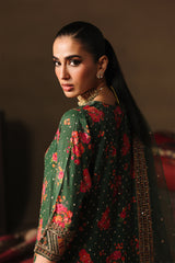 3-PC Embroidered Raw-Silk Suit CMA-5-030