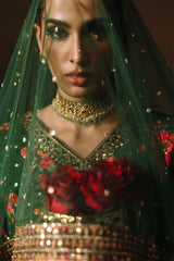 3-PC Embroidered Raw-Silk Suit CMA-5-030