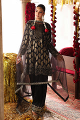 3-PC Embroidered Raw-Silk Suit CMA-6-382