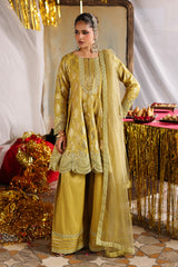3-PC Embroidered Raw-Silk Suit CMA-6-349