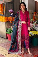 3-PC Unstitched Embroidered Linen Collection ANW6-06